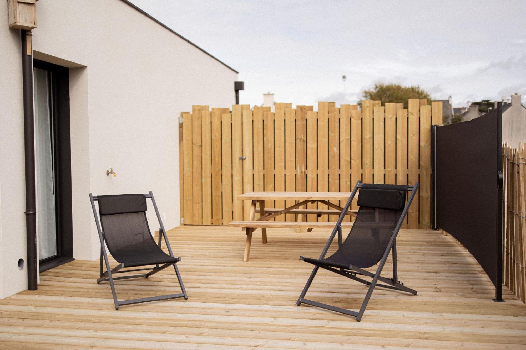 Men Louet O - Gite De Bord De Mer Ploudalmezeau Exterior foto